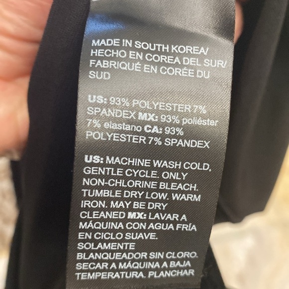 CHICO’S black sleeveless dress Women’s minimalist capsule Travel stretch Sz 2 - Picture 5 of 5